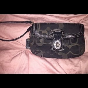 Coach wristlet purse